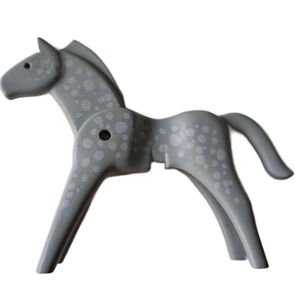 Playmobil ® Pferd grau - weiß gebraucht