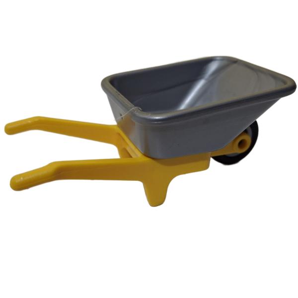 Playmobil ® Schubkarre gelb / silbern gebraucht