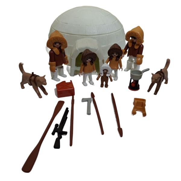 Playmobil ® 3465 Eskimos mit Iglu gebraucht