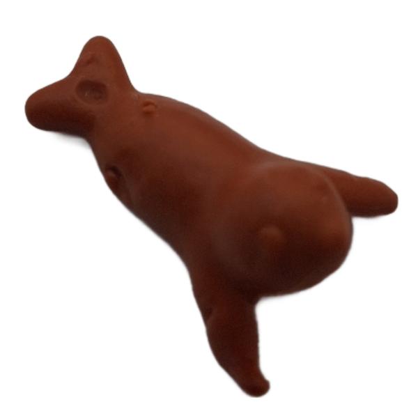 Playmobil ® Mini - Robbe dunkelorange gebraucht