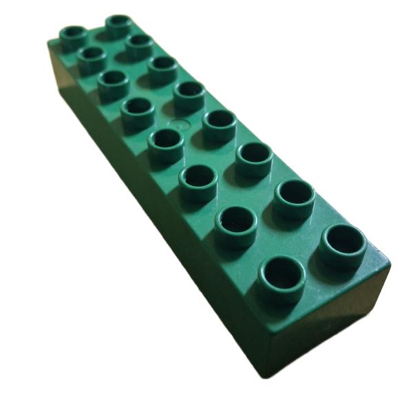 LEGO® DUPLO® 4199 2 x 8 Stein dunkelgrün gebraucht