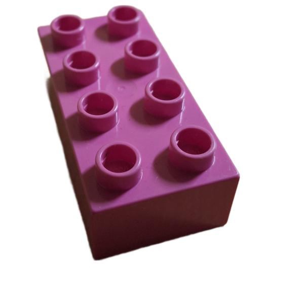 LEGO® DUPLO® 3011 2 x 4 Stein pink gebraucht