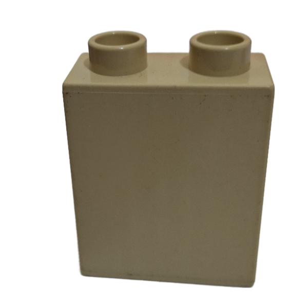 LEGO® DUPLO® 4066 1 x 2 x 2 Stein beige gebraucht