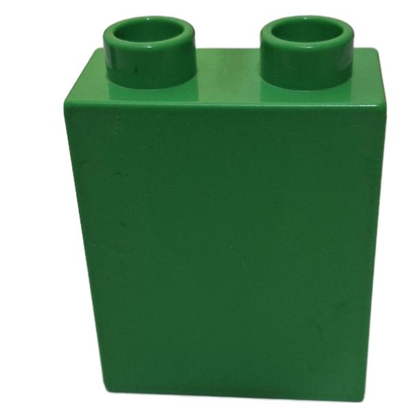 LEGO® DUPLO® 4066 1 x 2 x 2 Stein grün gebraucht
