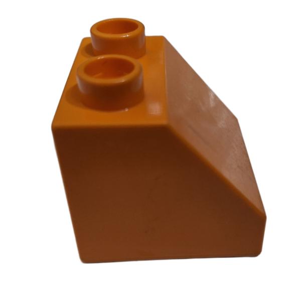 LEGO® DUPLO® 6474 Dachstein 2 x 2 orange spitz gebraucht