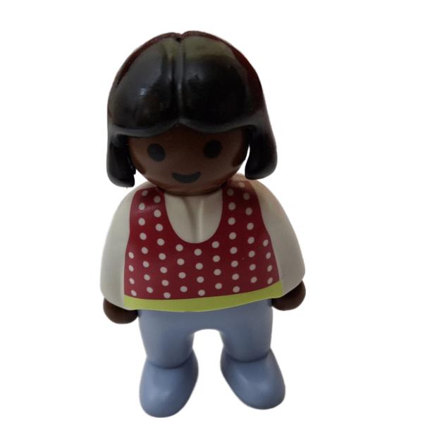 Playmobil 123 ® Kind Mädchen hellblaue Hose gebraucht