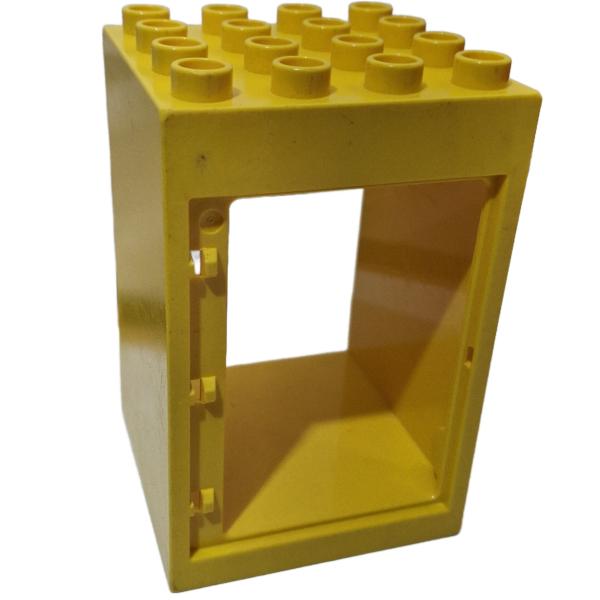 LEGO® DUPLO® 6360 Türrahmen 4 x 4 x5 gelb gebraucht
