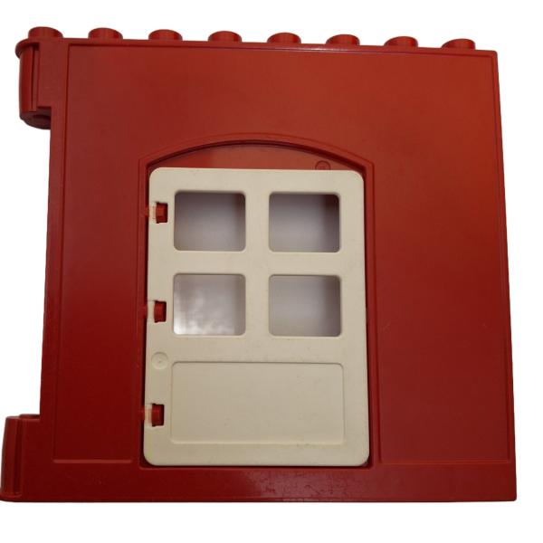 LEGO® DUPLO® Wand rot mit Tür gebraucht