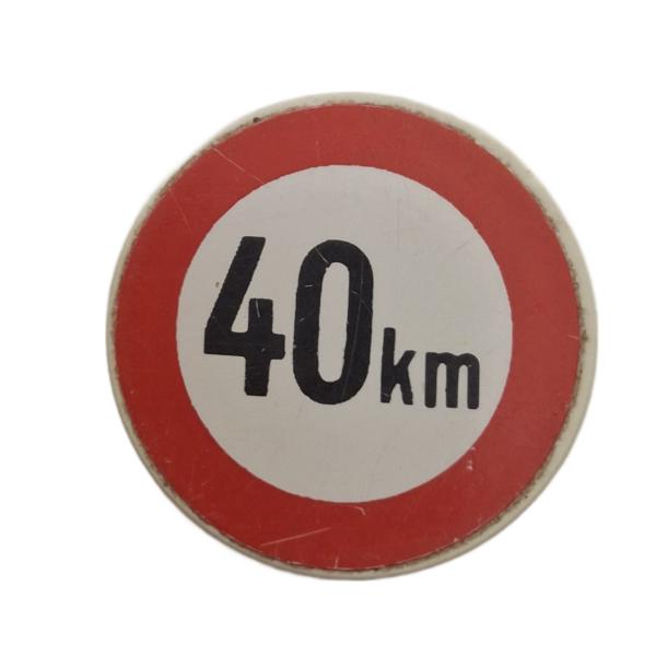 Playmobil ® 30057100 Verkehrsschild rund 40 Km/h gebraucht