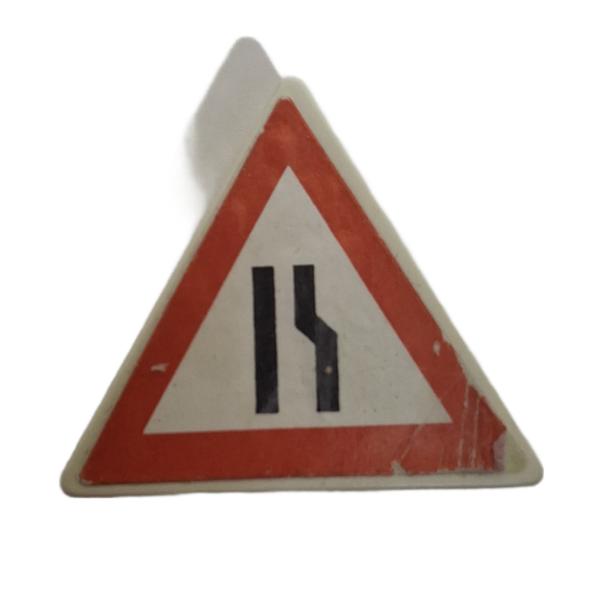 Playmobil ® 30634764 Verkehrsschild dreieckig verengte Fahrbahn gebraucht