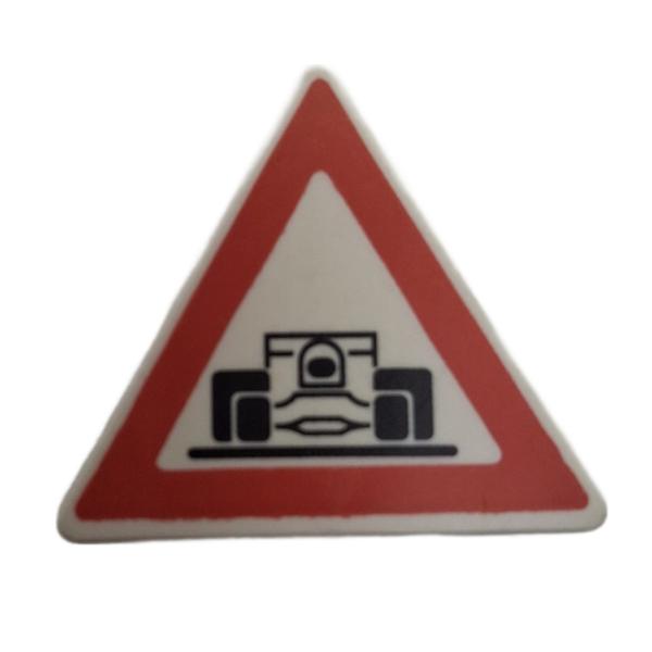 Playmobil ® 30634764 Verkehrsschild dreieckig Formel 1 gebraucht