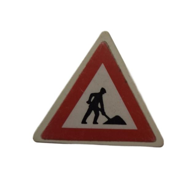 Playmobil ® 30634764 Verkehrsschild dreieckig Baustelle gebraucht