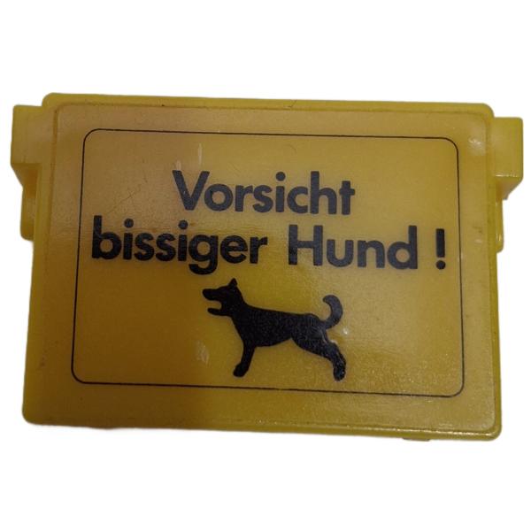 Playmobil ® Zaun - Schild Vorsicht bissiger Hund gebraucht