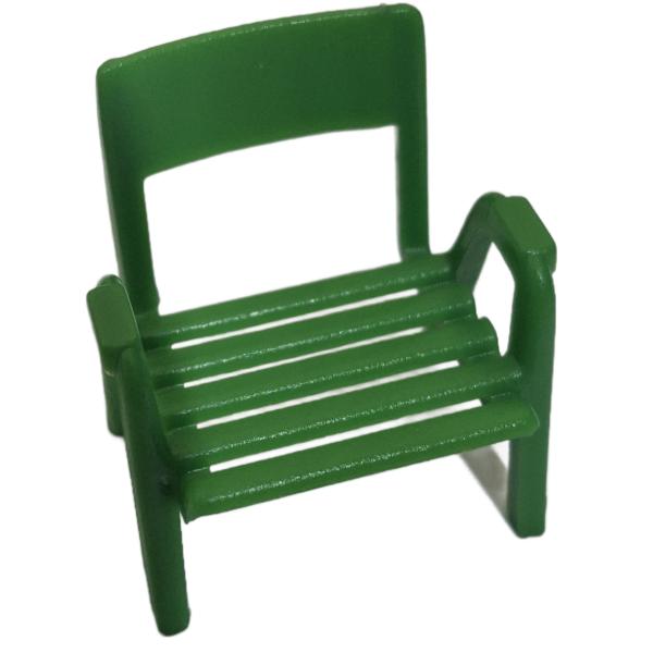 Playmobil ® Campingstuhl / Gartenstuhl grün gebraucht