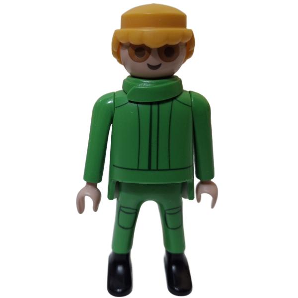 Playmobil ® Mann Polizei grün gebraucht