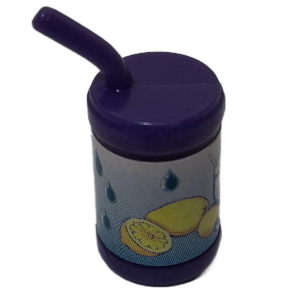 Playmobil ® Becher lila mit Deckel gebraucht