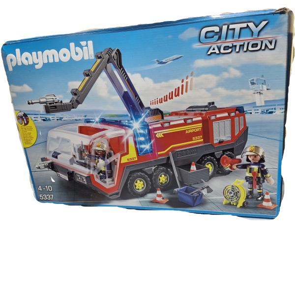 Playmobil ® 5337 Flughafenlöschfahrzeug mit Licht und Sound gebraucht