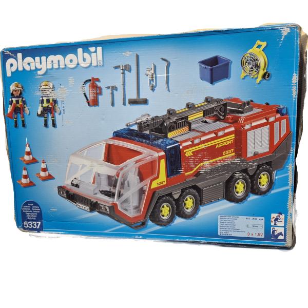 Playmobil ® 5337 Flughafenlöschfahrzeug mit Licht und Sound gebraucht