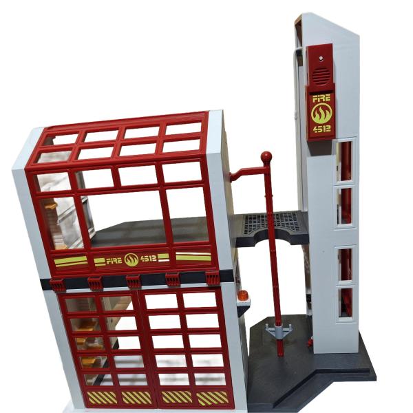Playmobil ® 5361 Feuerwehrstation mit Alarm gebraucht