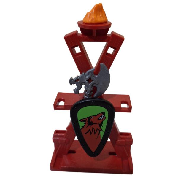 Playmobil ® 30272210 Waffenständer rot komplett gebraucht