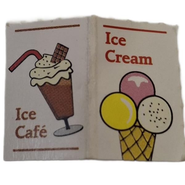 Playmobil ® Eiskarte Pappe gebraucht