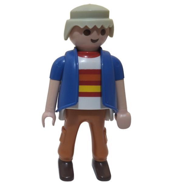 Playmobil ® Mann blaue Weste gebraucht