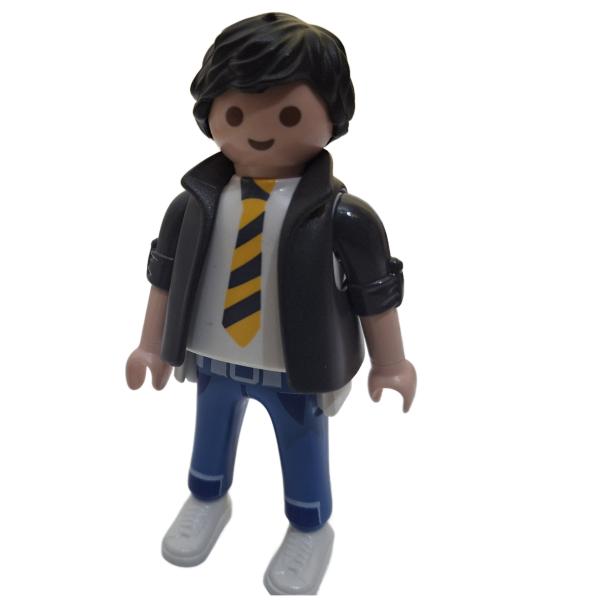 Playmobil ® Mann schwarze Jacke Krawatte gebraucht