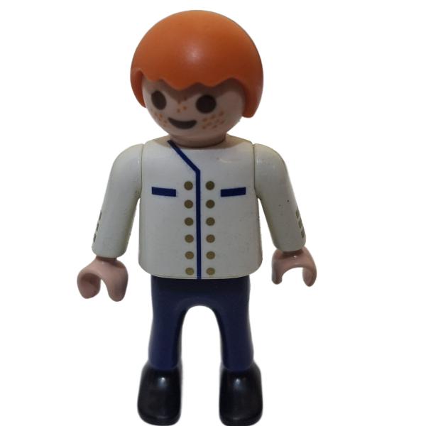 Playmobil ® Junge weiße Jacke gebraucht
