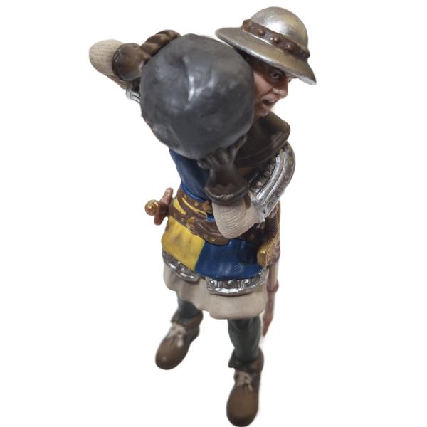 Schleich ® 70053 Fußsoldat mit Stein (Löwenritter) gebraucht