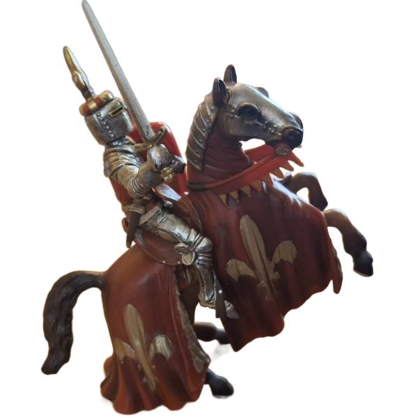 Schleich ® 70018 Fürst auf steigendem Pferd (Lilienritter) gebraucht