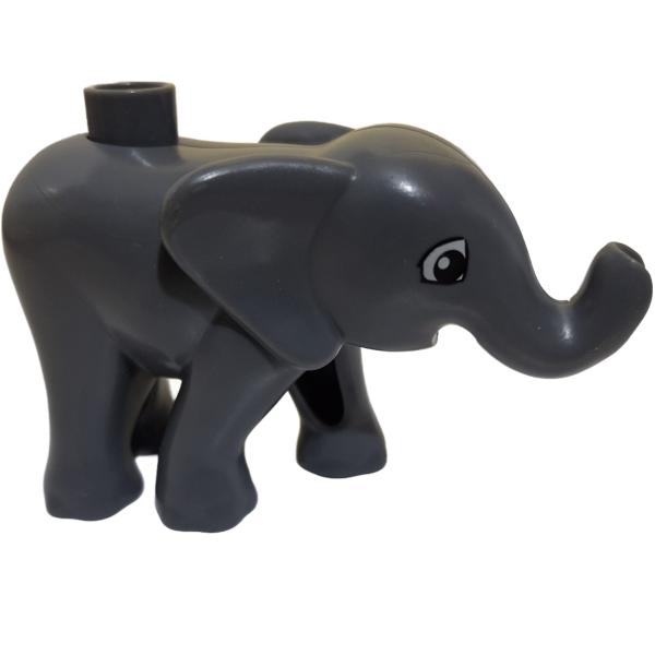 LEGO® DUPLO® Tier Elefant klein dunkelgrau gebraucht