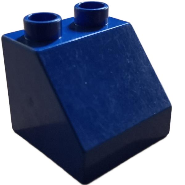 LEGO® DUPLO® 6474 Dachstein 2 x 2 spitz blau gebraucht