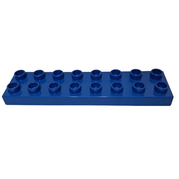LEGO® DUPLO® 44524 2 x 8 Platte blau gebraucht
