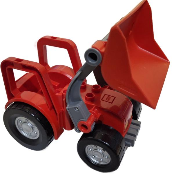 LEGO® DUPLO® Traktor rot mit Frontlader gebraucht