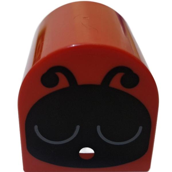 LEGO® DUPLO® 3664 Dachstein 2 x 2 rund rot bedruckt Raupe gebraucht