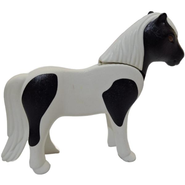 Playmobil ® Pony schwarz / weiß gebraucht