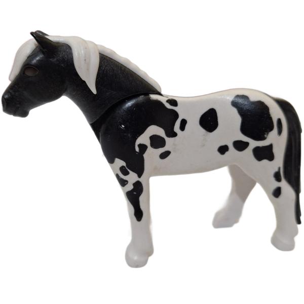 Playmobil ® Pony schwarz / weiß gebraucht