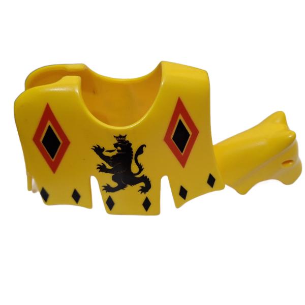 Playmobil ® Pferdedecke und Kopfstück Löwenritter gebraucht