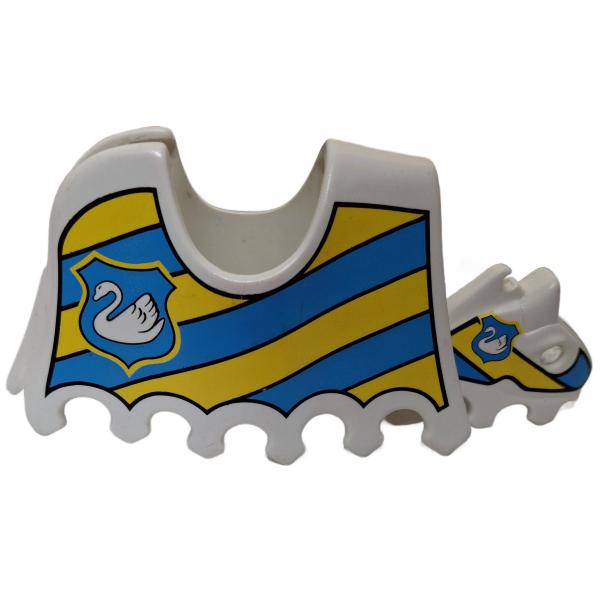 Playmobil ® Pferdedecke und Kopfstück Schwanenritter gebraucht