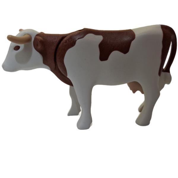 Playmobil ® Kuh weiß / braun gebraucht