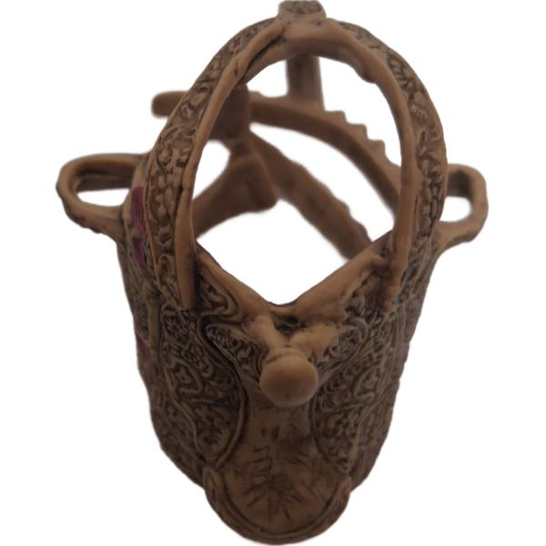 Schleich ® Westernsattel braun rot gebraucht