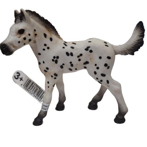 Schleich ® Horse Club 13890 Knabstrupper Fohlen mit Fahne gebraucht