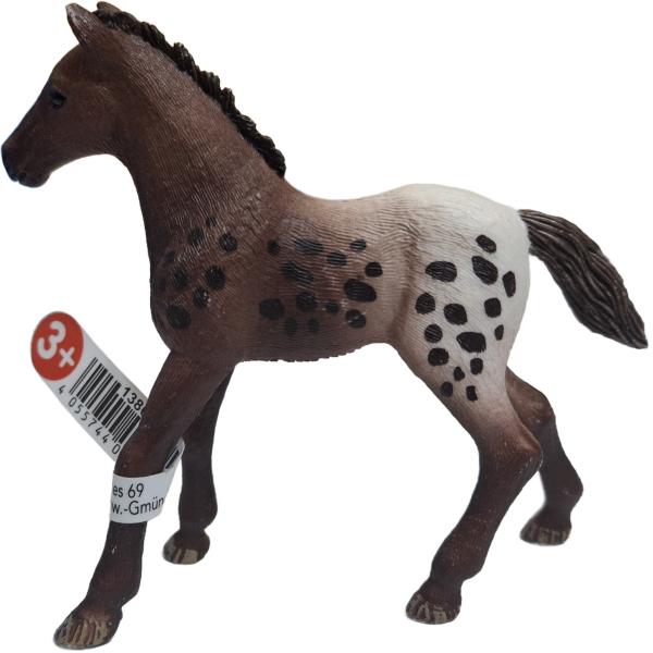 Schleich ® 13862 Appaloosa Fohlen mit Fahne gebraucht
