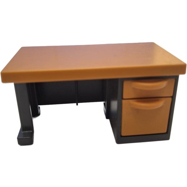 Playmobil ® Schreibtisch dunkelgelb / dunkelgelb gebraucht