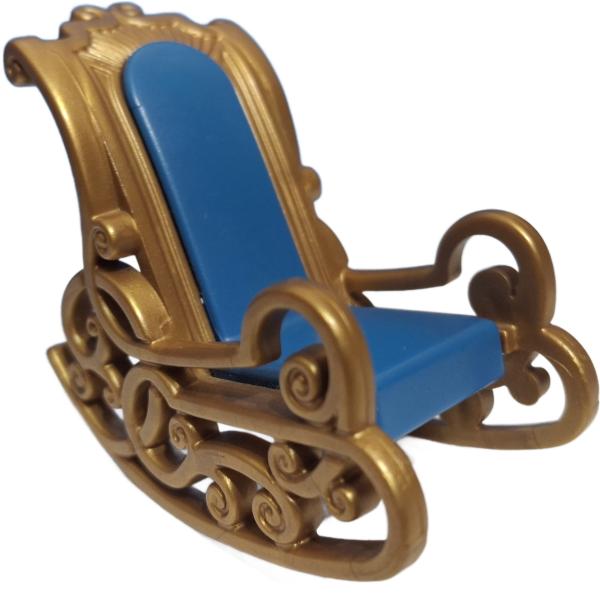 Playmobil ® Schaukelstuhl Gold / blau gebraucht