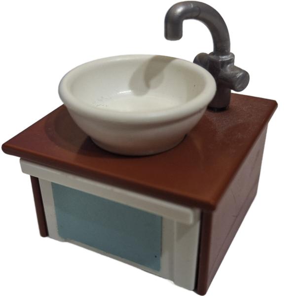 Playmobil ® Waschbecken mit Unterschrank gebraucht