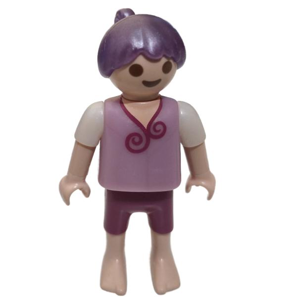 Playmobil ® Kind Mädchen aus Serie 24 lila Haare gebraucht
