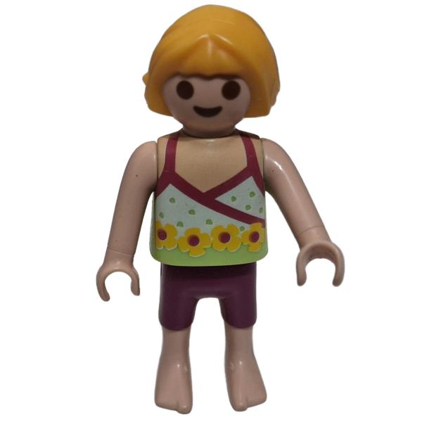 Playmobil ® 30112140 Kind Mädchen lila Hose gebraucht