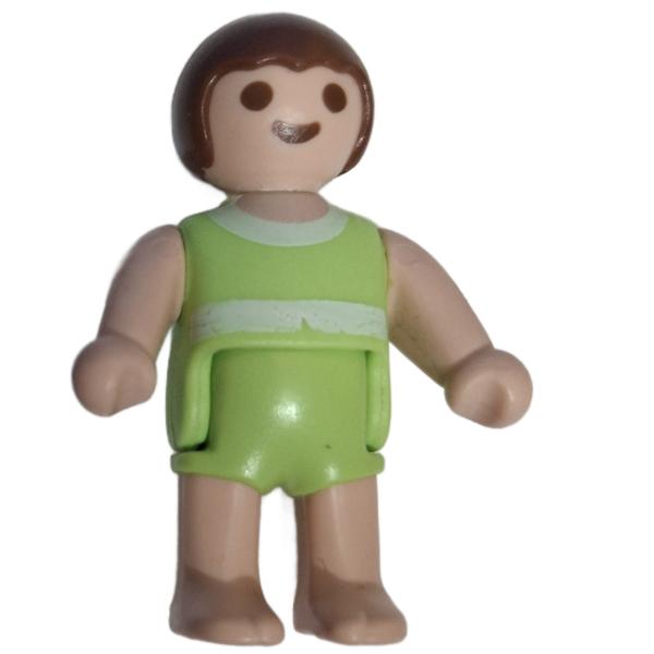 Playmobil ® Kind Baby grün weiß gebraucht