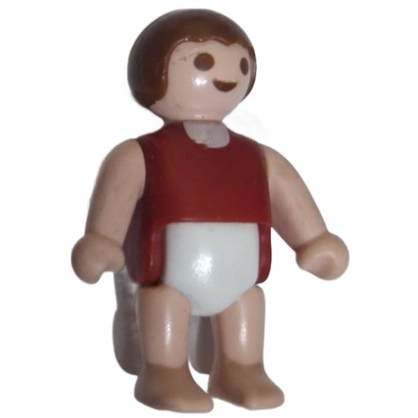 Playmobil ® Kind Baby rot weiß gebraucht